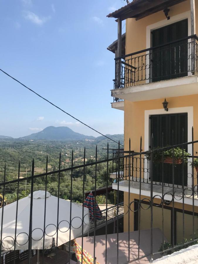 Schoenes Familienappartement In Pelekas, Corfu Mit Meerblick Exterior photo