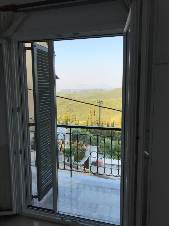 Schoenes Familienappartement In Pelekas, Corfu Mit Meerblick Exterior photo