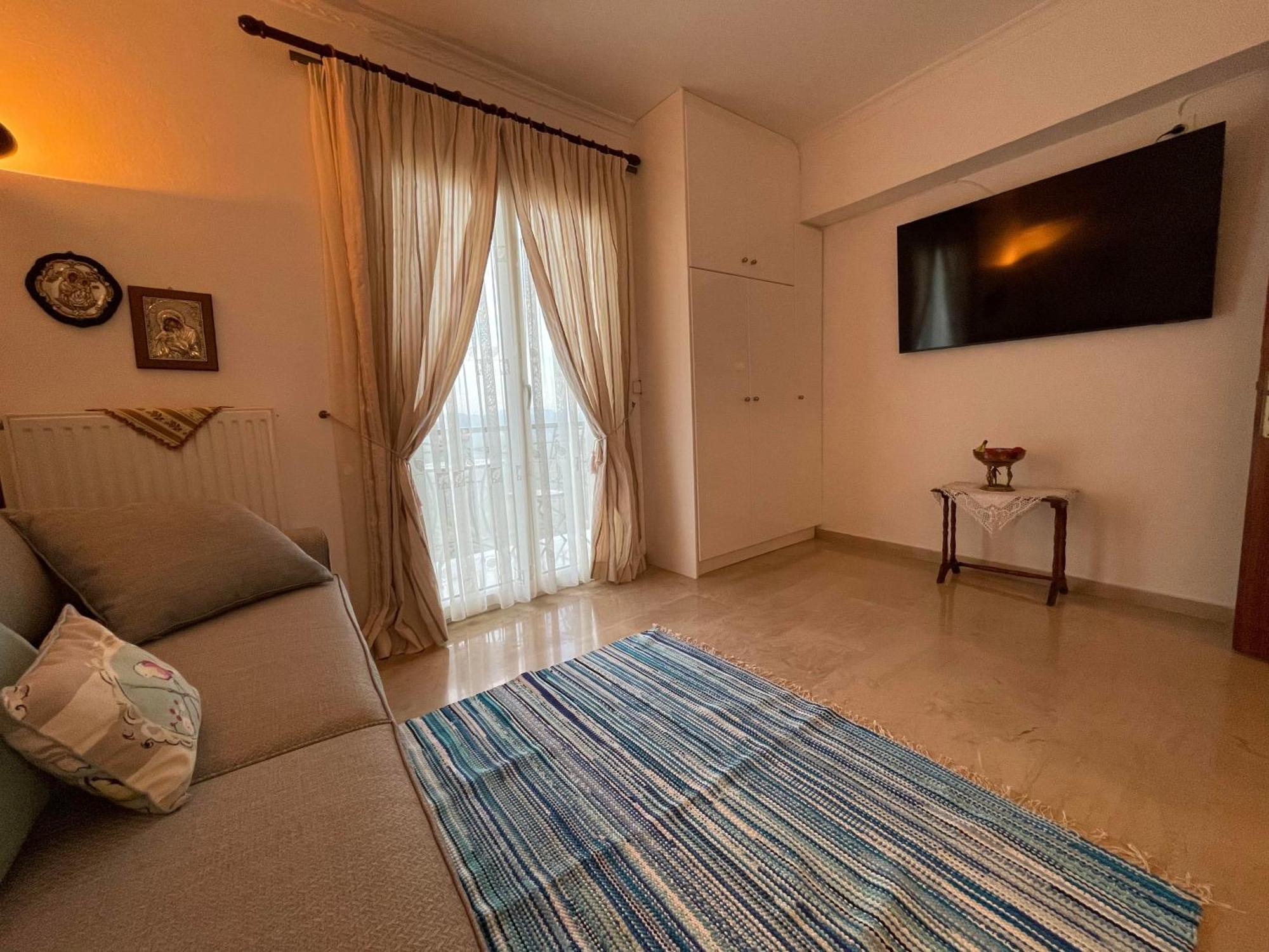 Schoenes Familienappartement In Pelekas, Corfu Mit Meerblick Exterior photo